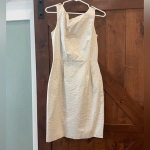 Silvery white Helene Burman A-line dress